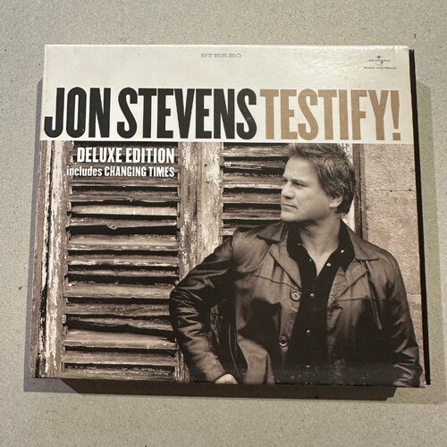 Jon Stevens – Testify!  Deluxe Edition (CD ALBUM) 2011 DIGIPAK