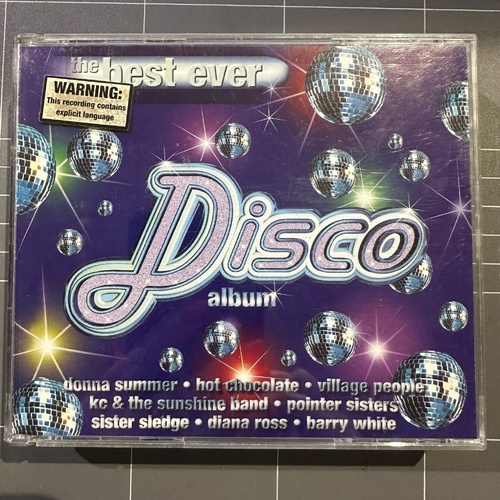 THE BEST EVER DISCO ALBUM - VARIOUS ARTISTS ( 2 x CD ALBUM)