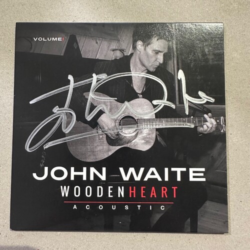 John Waite – Wooden Heart (Acoustic Volume 1) SIGNED CD ALBUM