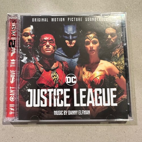 JUSTICE LEAGUE (Original Motion Picture Soundtrack) CD - BY DANNY ELFMAN