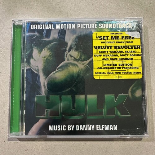 HULK (Original Motion Picture Soundtrack) CD ALBUM - Danny Elfman