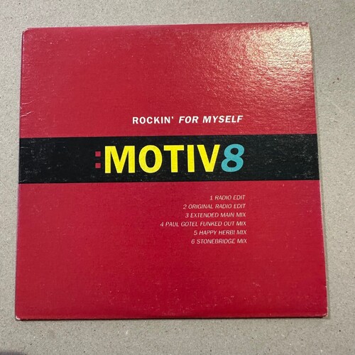 MOTIV8 - Rockin' For Myself CD Single [Card Sleeve]