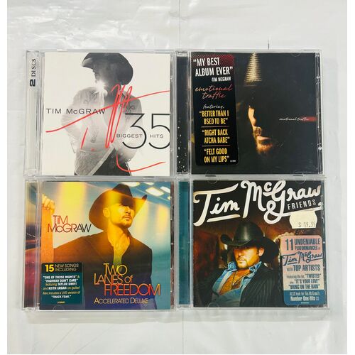 Tim Mcgraw - set of 4 cds collection 1