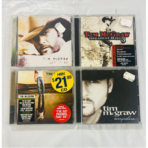 Tim Mcgraw - set of 4 cds collection 3