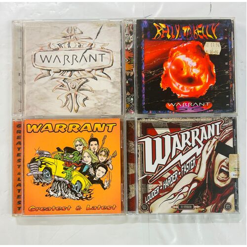 Warrant - set of 4 cds collection 1