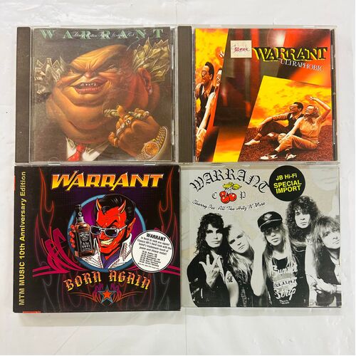 Warrant - set of 4 cds collection 3