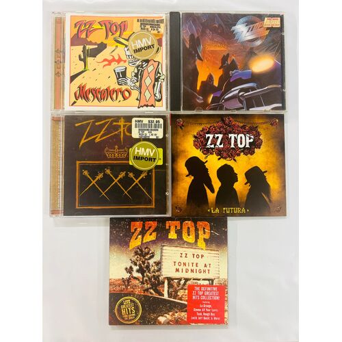 ZZ-Top - set of 5 cds collection 1