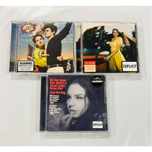 Lana De Ray - set of 3 cds collection 2