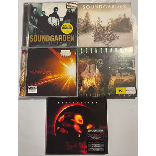 SOUNDGARDEN - Set of 5 CD's Collection 1