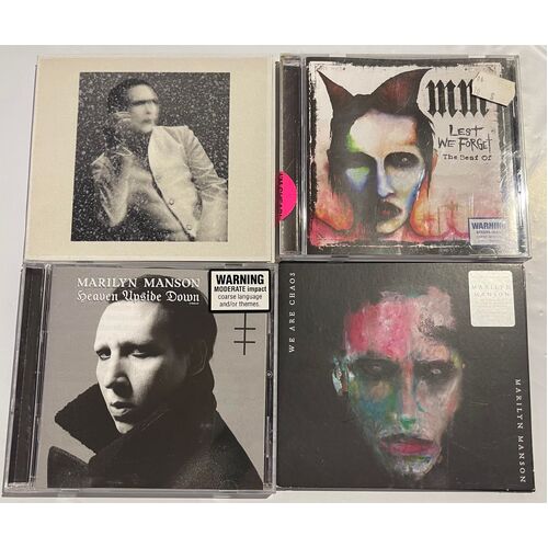 MARILYN MANSON - Set of 4 CD's Collection 1