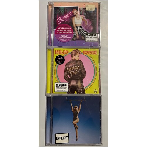 MILEY CYRUS - SET OF 3 CD'S COLLECTION 1