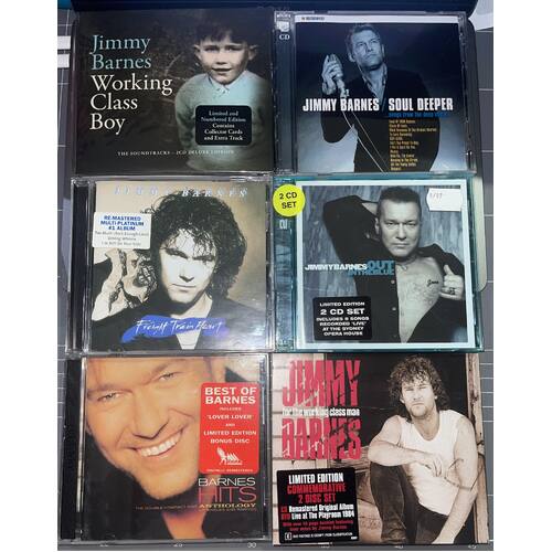 JIMMY BARNES - SET OF 6 CD'S COLLECTION 3