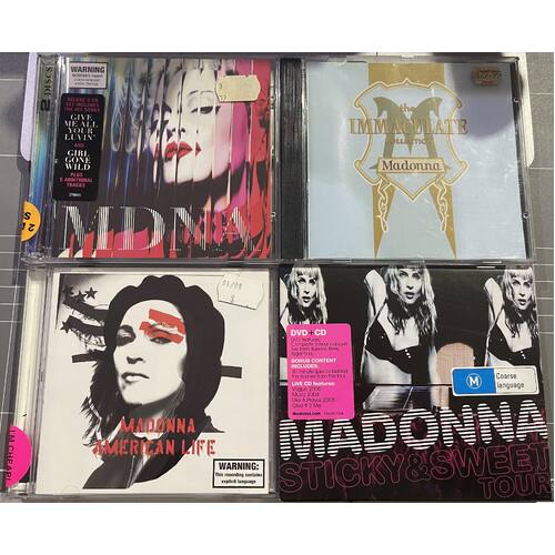 MADONNA - SET OF 4 CD'S COLLECTION 2