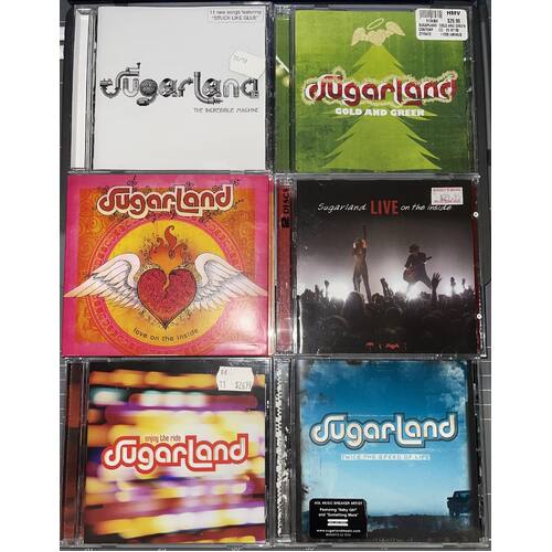 SUGARLAND - SET OF 6 CD'S COLLECTION 1