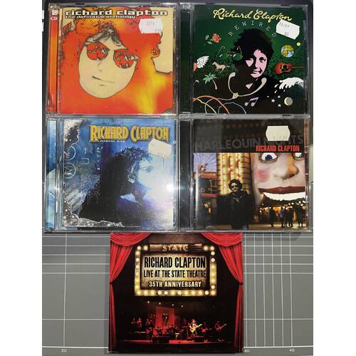 RICHARD CLAPTON - SET OF 5 CD'S COLLECTION 1