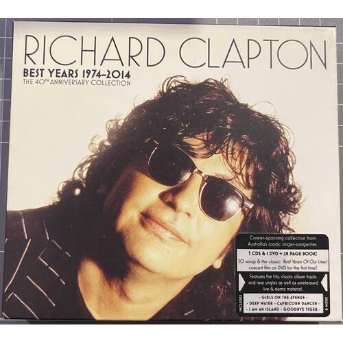 RICHARD CLAPTON - BEST YEARS 1974-2014 THE 40TH ANNIVERSARY COLLECTION 3 CD'S & 1 DVD COLLECTION 2