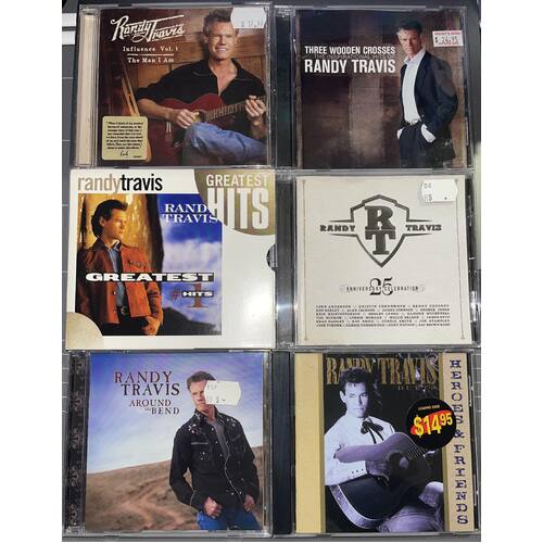 RANDY TRAVIS - SET OF 6 CD'S COLLECTION 1