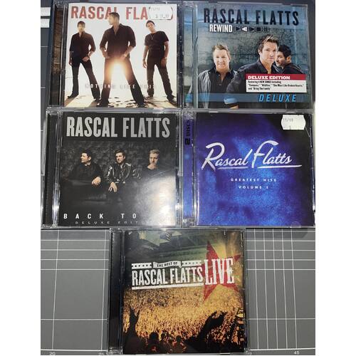 RASCAL FLATTS - SET OF 5 CD'S COLLECTION 1