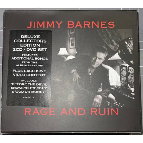 JIMMY BARNES - RAGE AND RUIN DELUXE COLLECTORS EDITION 2 CD / DVD SET COLLECTION 5