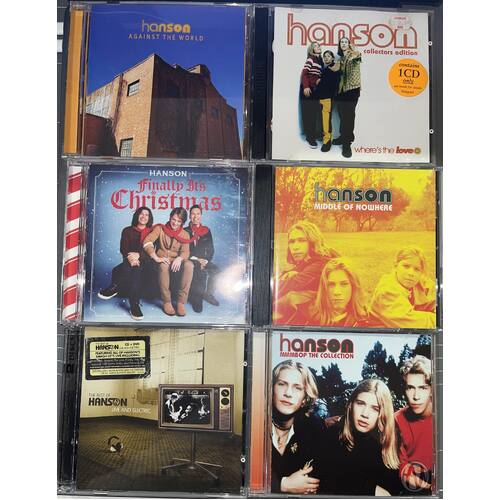 HANSON - SET OF 6 CD'S COLLECTION 1