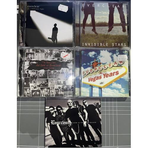 EVERCLEAR - SET OF 5 CD'S COLLECTION 1