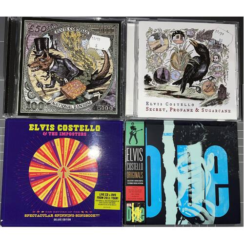 ELVIS COSTELLO - SET OF 4 CD'S COLLECTION 1