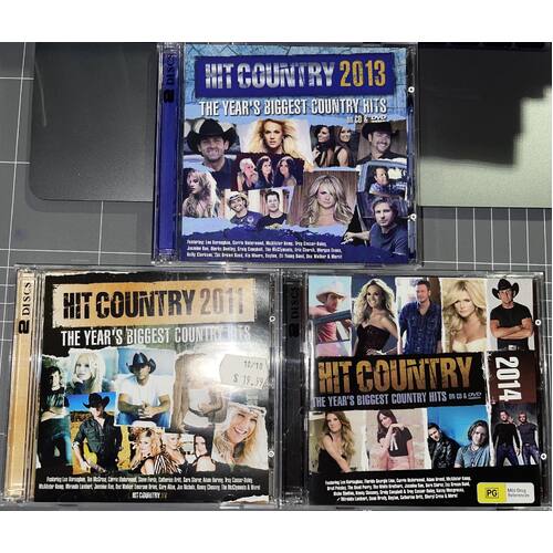 HIT COUNTRY - SET OF 3 CD'S COLLECTION 1