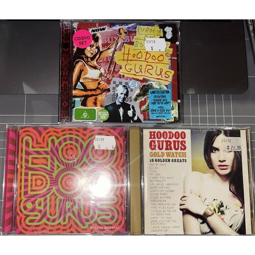 HOODOO GURUS - SET OF 3 CD'S COLLECTION 1