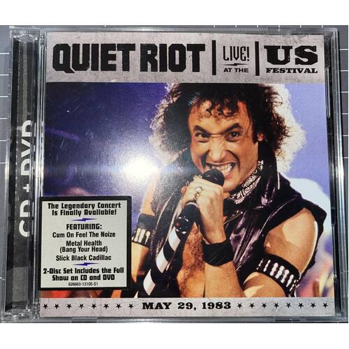 QUIET RIOT - LIVE! AT THE US FESTIVAL MAY 29, 1983 CD+DVD COLLECTION 2