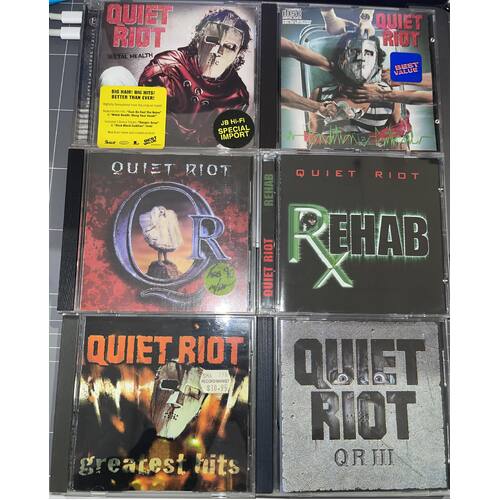 QUIET RIOT - SET OF 6 CD'S COLLECTION 3