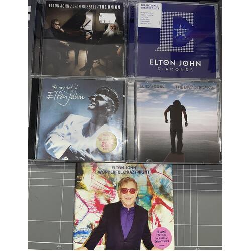 ELTON JOHN - SET OF 5 CD'S COLLECTION 1