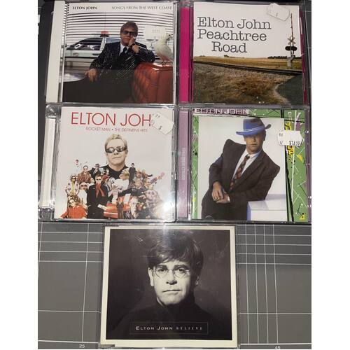 ELTON JOHN - SET OF 5 CD'S COLLECTION 2