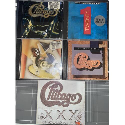 CHICAGO - SET OF 5 CD'S COLLECTION 3