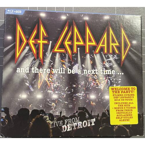 DEF LEPPARD - AND THERE WILL BE A NEXT TIME... LIVE FROM DETROIT 2 CD + BLU-RAY COLLECTION 1