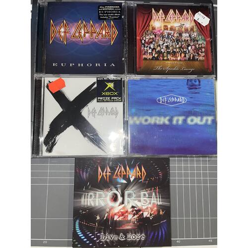 DEF LEPPARD - SET OF 5 CD'S COLLECTION 3