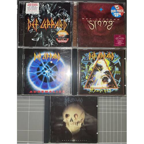 DEF LEPPARD - SET OF 5 CD'S COLLECTION 4