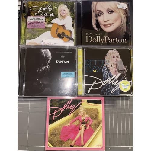 DOLLY PARTON - SET OF 5 CD'S COLLECTION 2