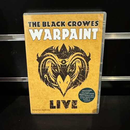 THE BLACK CROWS - WARPAINT - LIVE - DVD GC