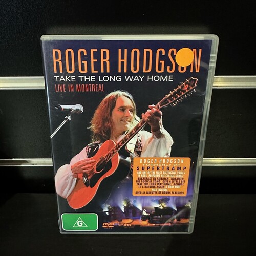 ROGER HODGSON - TAKE THE LONG WAY HOME - LIVE IN MONTREAL - DVD REGION 4 - GC