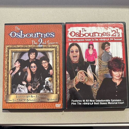 THE OSBOURNES:  SEASON 2 & 2.1/2 DVD BUNDLE (R1) GC  RARE!!