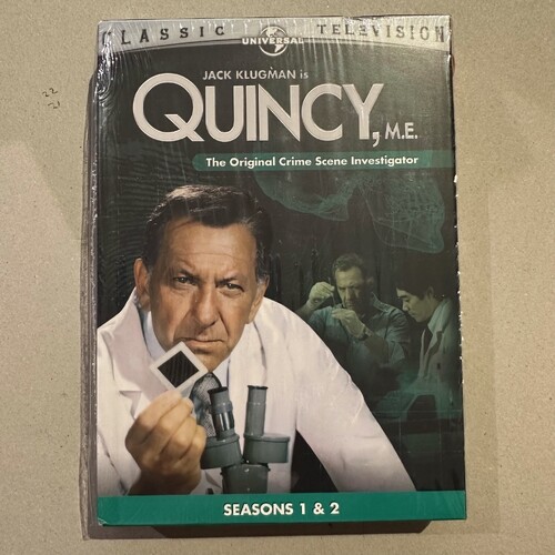 QUINCY, M.E: SEASONS 1 & 2 on DVD - REGION 1 GC