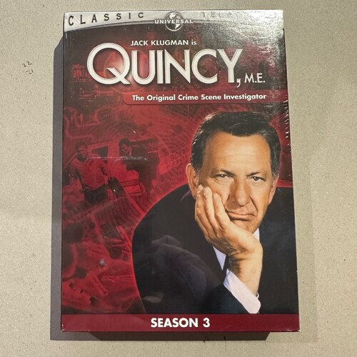 QUINCY, M.E: SEASONS 3 on DVD - REGION 1 GC