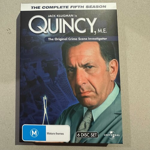 QUINCY, M.E: THE COMPLETE FIFTH SEASON on DVD - REGION 4 GC