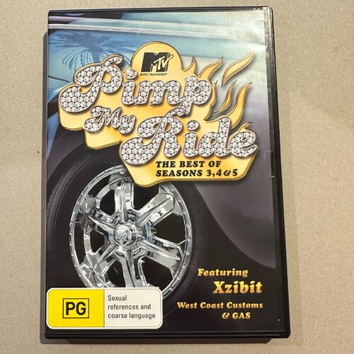 Pimp My Ride: The Best of Seasons 3, 4 & 5 (DVD, 2008) REGION 4