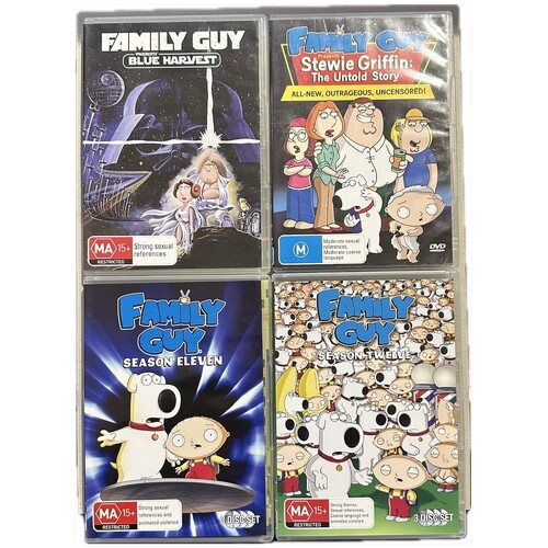 FAMILY GUY DVD BUNDLE (4 DVD'S) REGION 4