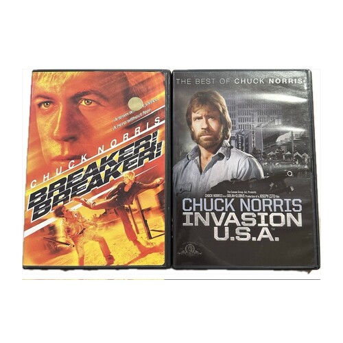 CHUCK NORRIES 2 MOVIE BUNDLE - DVD - REGION 1