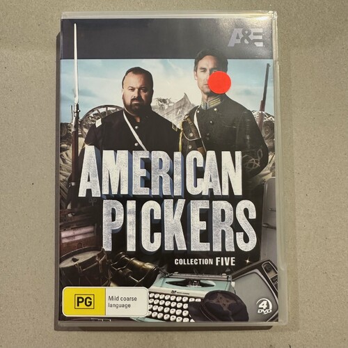 American Pickers - Collection FIVE (4 discs) DVD reality series - REGION 4