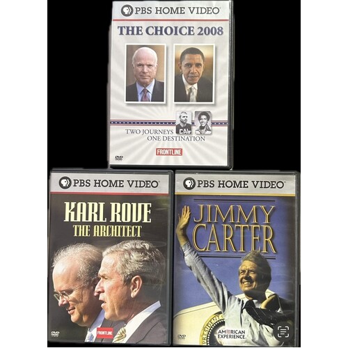 PBS HOME VIDEO - POLITICAL BUNDLE - 3 DVD's (REGION 1)