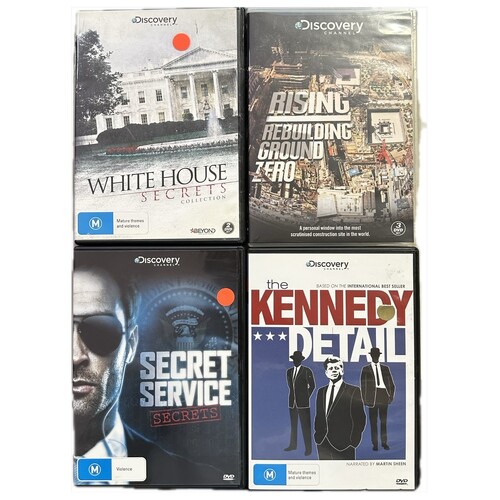 DISCOVERY CHANNEL - POLITICAL BUNDLE - 4 x DVD SETS