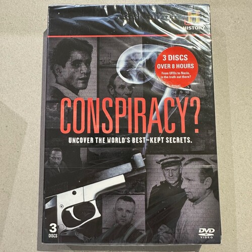 Conspiracy? Uncover the worlds best-kept secrets (3 DISC DVD, 2011) HISTORY CHANNEL